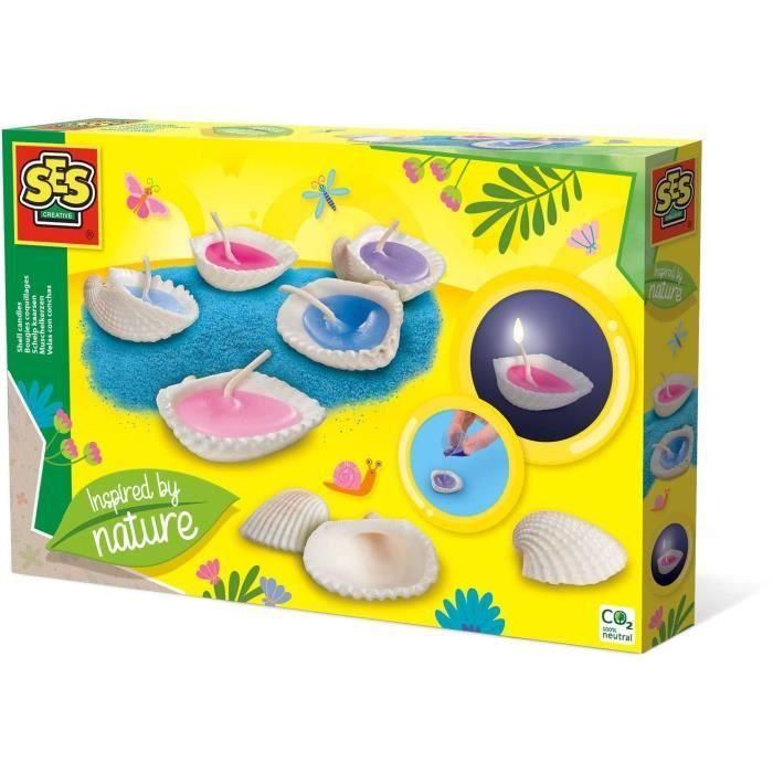 Ses Creative SES8710341140335 Velas de Marisco - Inspirado por la Naturaleza