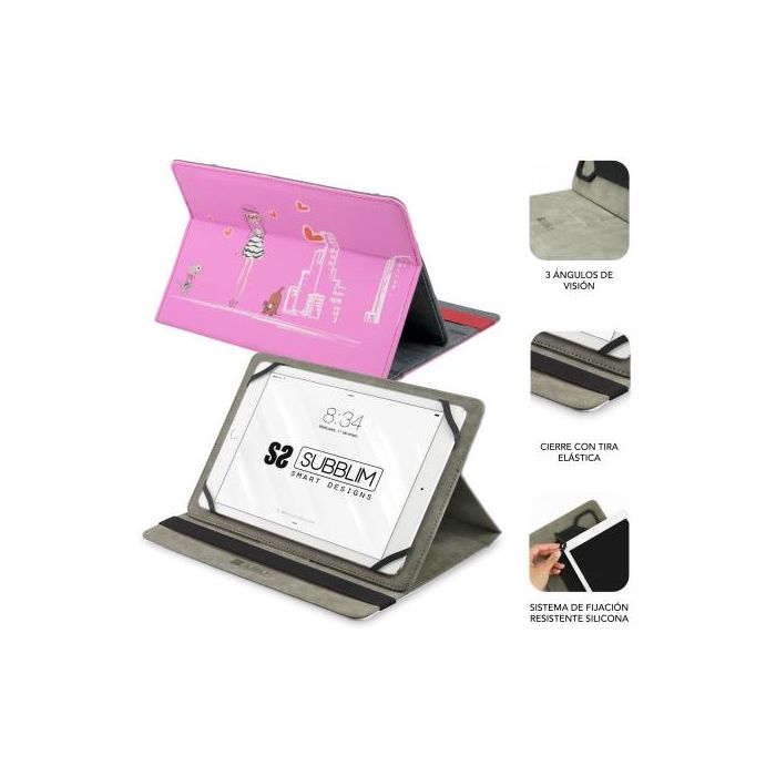 SUBBLIM Funda Tablet TRENDY CASE FASHION GIRLS 10.1" 1 SUBBLIM Funda Tablet TRENDY CASE FASHION GIRLS 10.1" 1