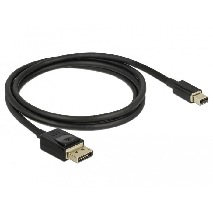 DELOCK Mini DisplayPort zu DisplayPort Kabel 8K 60Hz 1m DP 8K zertifiziert 1