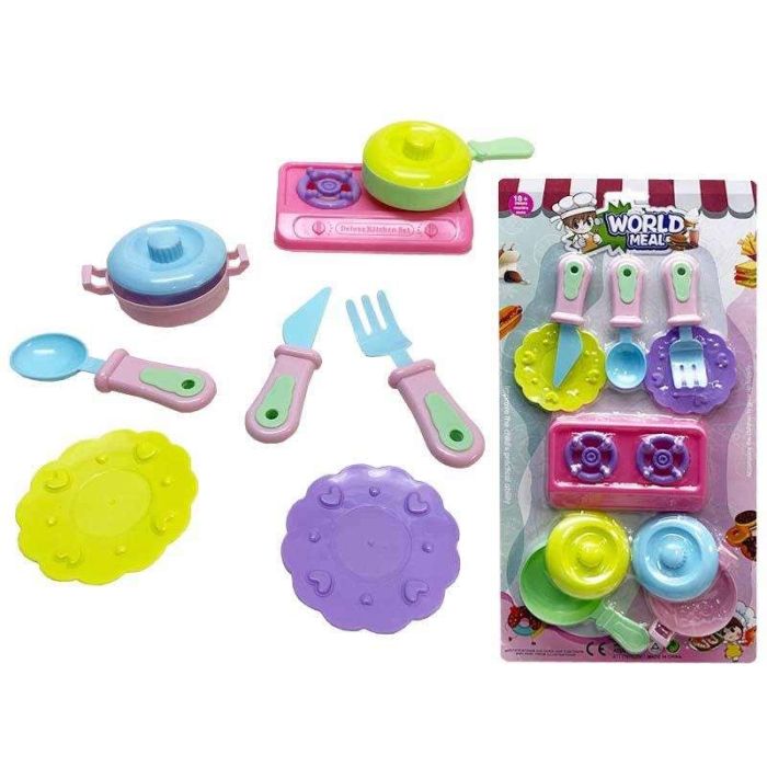 Cocina con accesorios en blister 21x42x3 cm 1 Cocina con accesorios en blister 21x42x3 cm 1