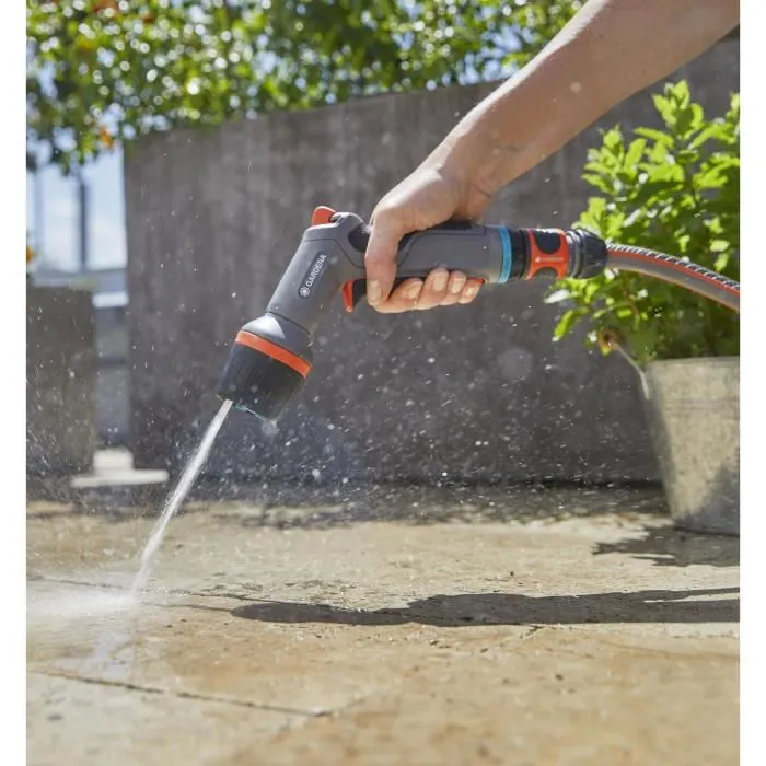 Gardena Pistola de limpieza Comfort ecoPulse, chorro concentrado, plano y difuso, mango ergonómico, ahorra agua 3 Gardena Pistola de limpieza Comfort ecoPulse, chorro concentrado, plano y difuso, mango ergonómico, ahorra agua 3