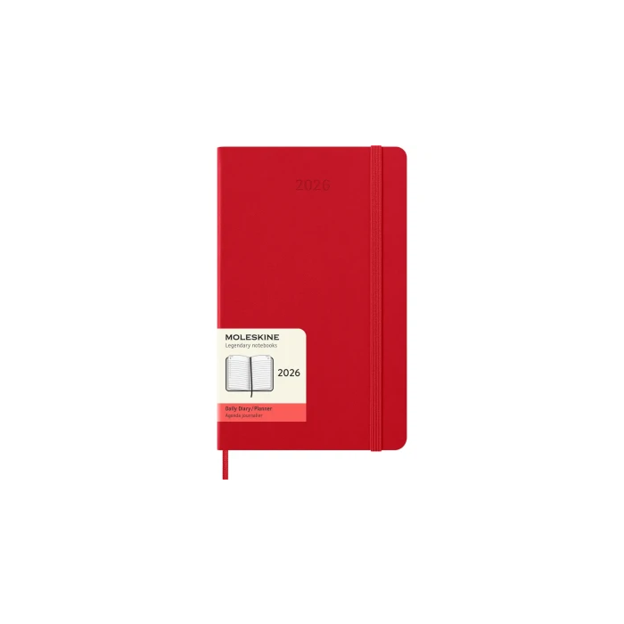 Agenda 2026 Tapa Dura 12 Meses Diaria L (13 X 21 Cm) Rojo Moleskine Dhf212Dc3Y26 3
