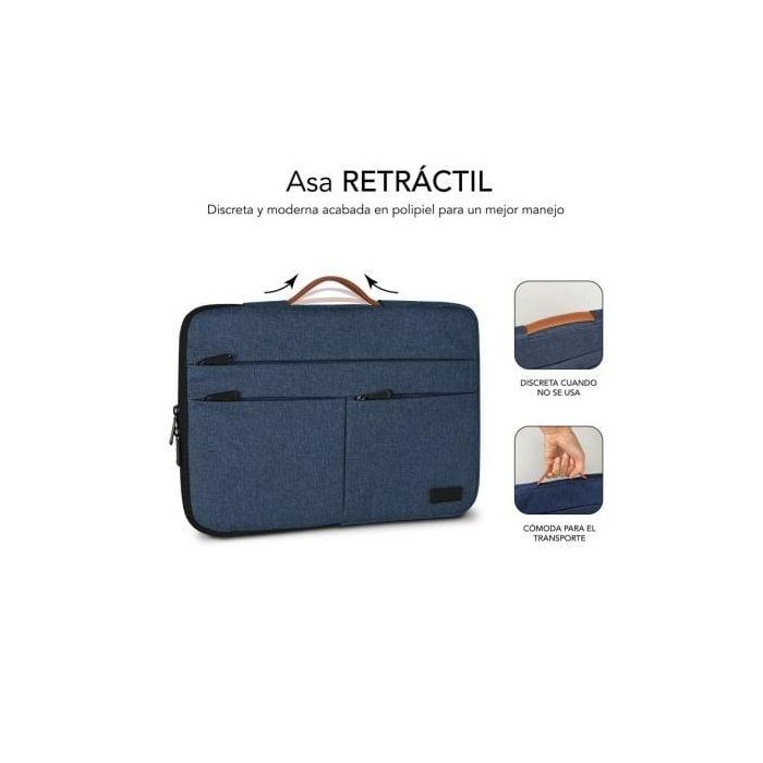 SUBBLIM Maletin Air Padding 360 Sleeve 13,3-14" Blue 3 SUBBLIM Maletin Air Padding 360 Sleeve 13,3-14" Blue 3