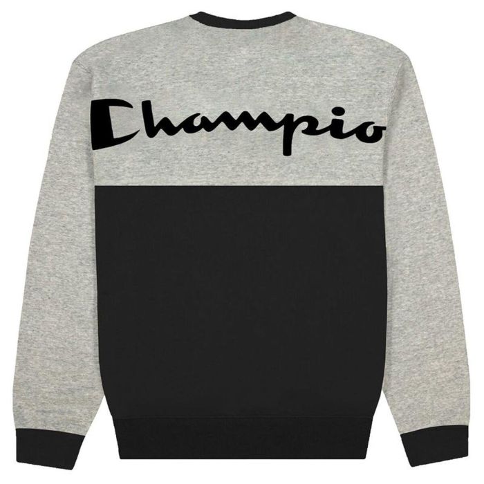 Sudadera sin Capucha Hombre Champion Spliced Script Logo Negro 41