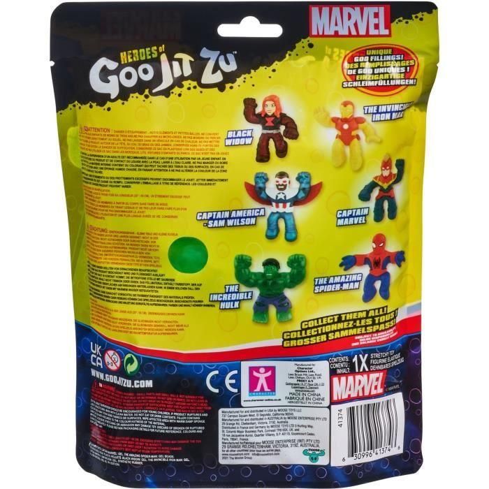 Moose Toys Goo Jit Zu Marvel Hulk S3 - Figura de Acción Superhéroe Elástico 11 cm con Texturas Sorprendentes 3 Moose Toys Goo Jit Zu Marvel Hulk S3 - Figura de Acción Superhéroe Elástico 11 cm con Texturas Sorprendentes 3