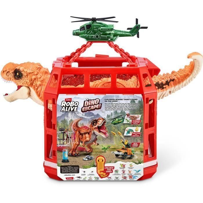 Juego de captura - ZURU - Dino Escape - Captura al dinosaurio en la naturaleza con trampas y armas para evitar la destrucción. 4 Juego de captura - ZURU - Dino Escape - Captura al dinosaurio en la naturaleza con trampas y armas para evitar la destrucción. 4