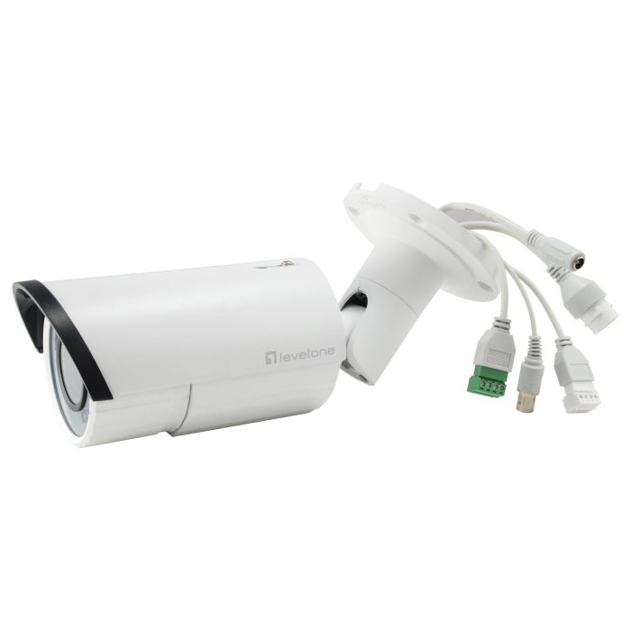 LevelOne Cámara IP FCS-5060 Z 4x Fix Out 2MP H.264 IR 30m PoE Interior/Exterior 7