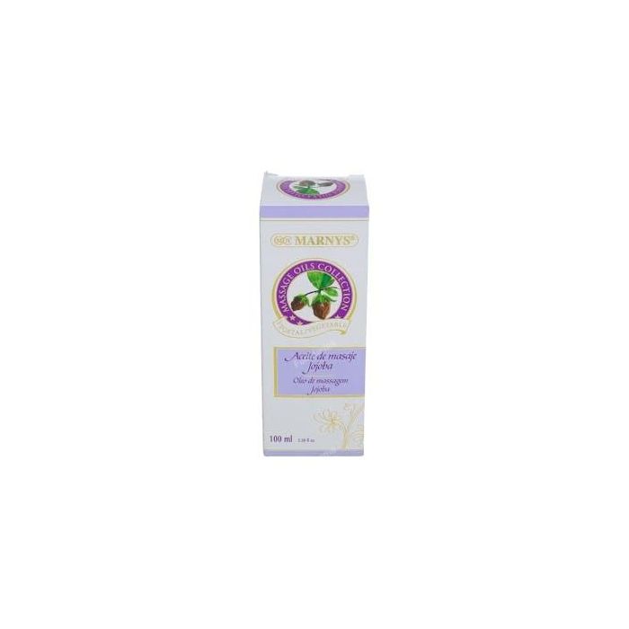 MARNYS Aceite de Jojoba para Masaje, 100ml. Especial Piel Grasa con Karité y Esteroles Vegetales.