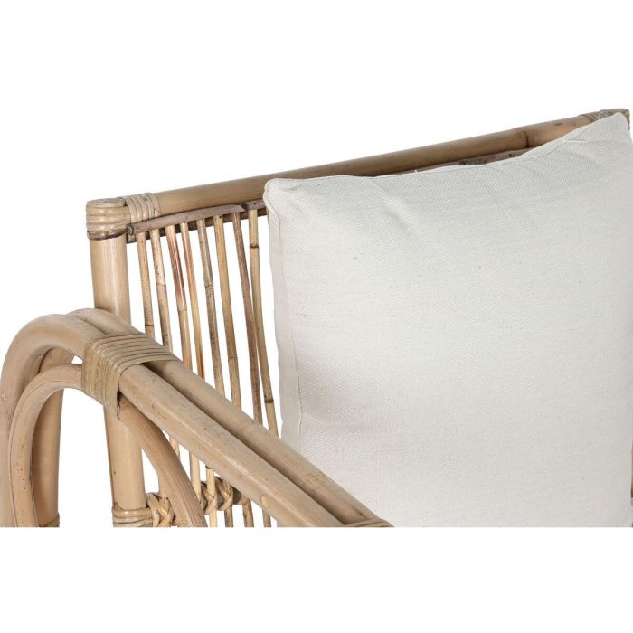 Sillón Home ESPRIT Blanco Natural 72 x 77 x 80 cm 6 Sillón Home ESPRIT Blanco Natural 72 x 77 x 80 cm 6