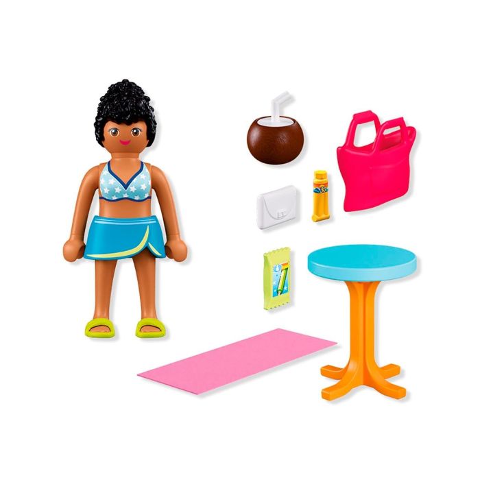 Playmobil Figurina Chica de Vacaciones Special Plus 72032 - Turista con Accesorios, Juguete de Construcción para Niños +4 Años 2 Playmobil Figurina Chica de Vacaciones Special Plus 72032 - Turista con Accesorios, Juguete de Construcción para Niños +4 Años 2