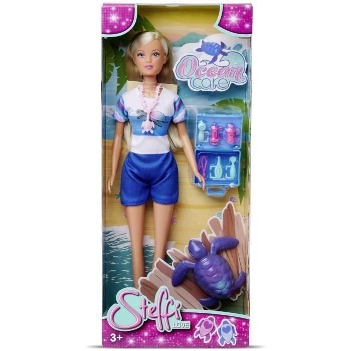 SIMBA SMO105733703 Steffi Love Muñeca de Moda con Tortuga