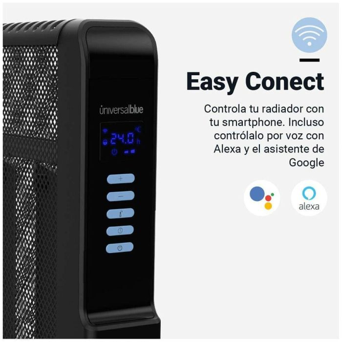 Radiador Universal Blue 4020B UCRM9004 Negro 2000 W 3 Radiador Universal Blue 4020B UCRM9004 Negro 2000 W 3