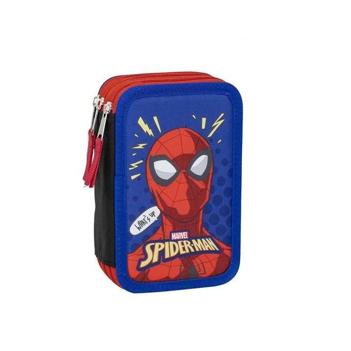 Plumier con accesorios giotto spiderman 12.5 x 6.5 x 19.5 cm Plumier con accesorios giotto spiderman 12.5 x 6.5 x 19.5 cm