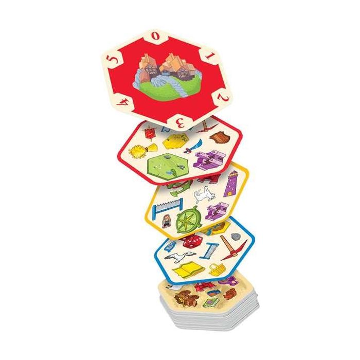 Asmodee Dobble Catan | Juego de Cartas Familiar para Niños +3 Años | Edición en Español 2