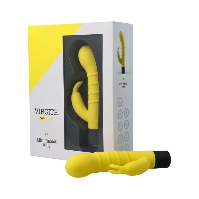 Vibrador Doble Estimulación Virgite Silicona 7 Vibrador Doble Estimulación Virgite Silicona 7