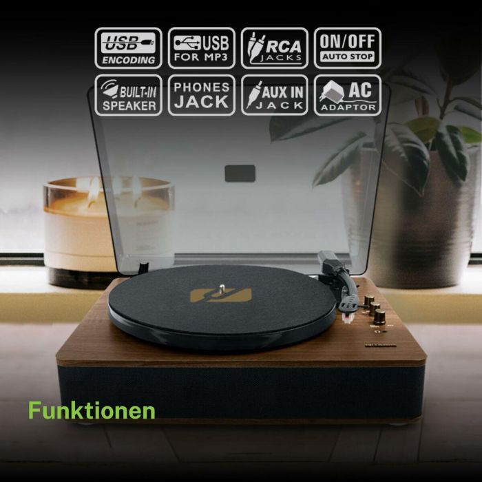 Tocadiscos Muse MT-106BT 1 Tocadiscos Muse MT-106BT 1
