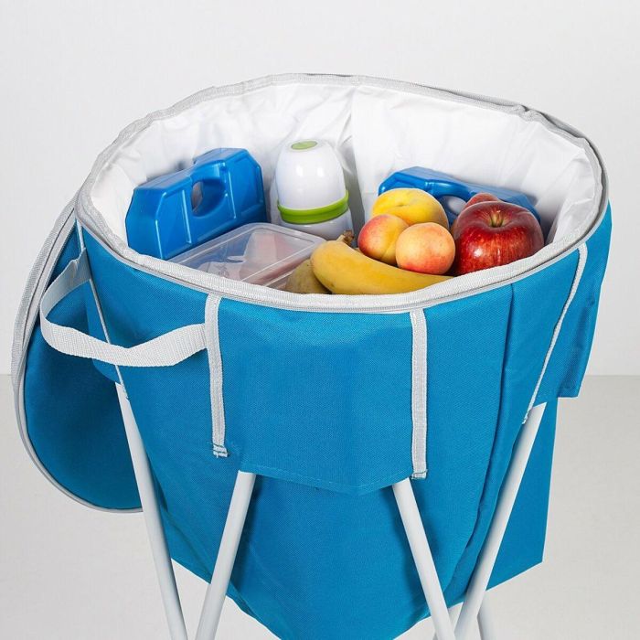 Nevera Portátil Aktive Azul Plegable Con soporte 43 x 85 x 43 cm (2 Unidades) 5