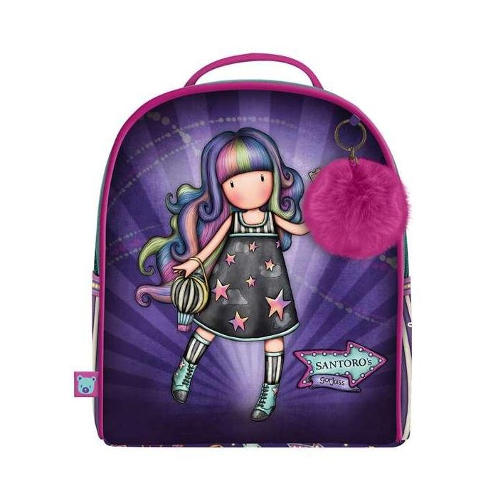Mochila Escolar Gorjuss Up and away Morado 20 x 22 x 10 cm 1