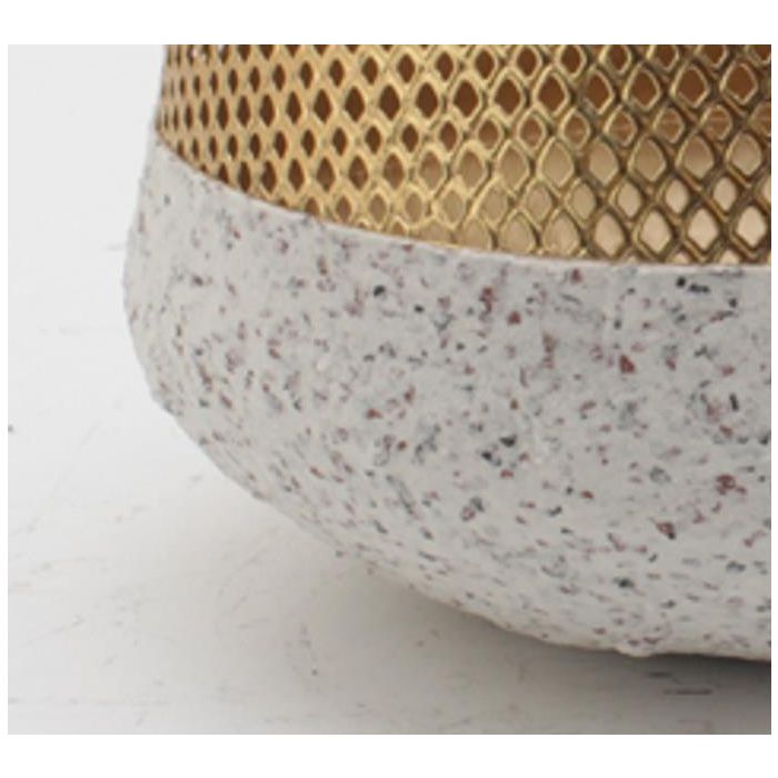 DKD Home Decor Jarrón Moderno Dorado Gris 25.5 x 48.5 x 25.5 cm 1