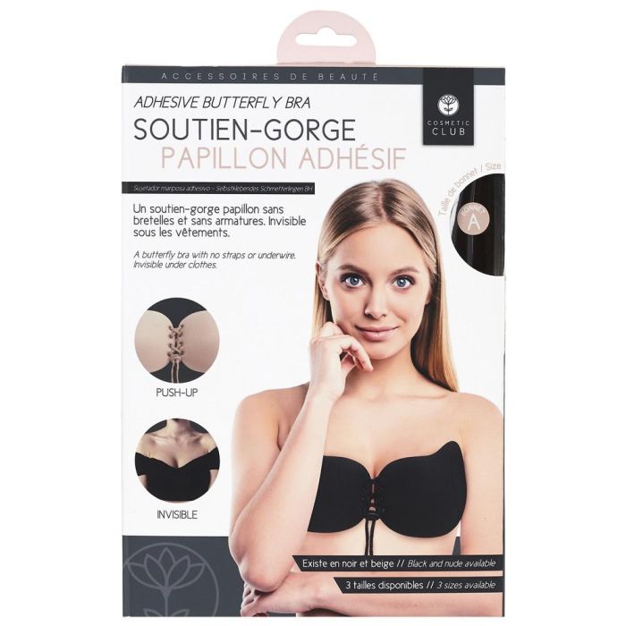 Cosmetic Club Sujetador Adhesivo Mariposa Push-up Invisible Negro Beige Tallas Surtidas 0 Cosmetic Club Sujetador Adhesivo Mariposa Push-up Invisible Negro Beige Tallas Surtidas 0