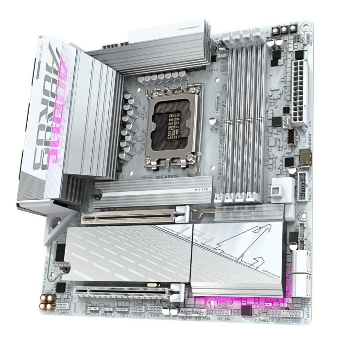 Gigabyte B860M Aorus Elite Placa Base Intel Core Ultra DDR5-SDRAM LGA 1851 micro ATX 3 Gigabyte B860M Aorus Elite Placa Base Intel Core Ultra DDR5-SDRAM LGA 1851 micro ATX 3