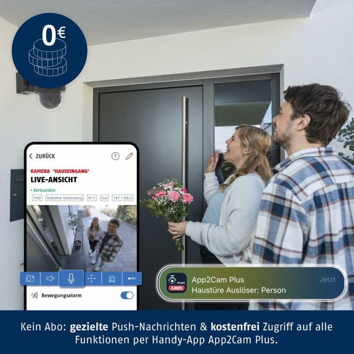 Abus PPIC52520B Cámara de Vigilancia IP Wi-Fi SmartLook 1920x1080p 4