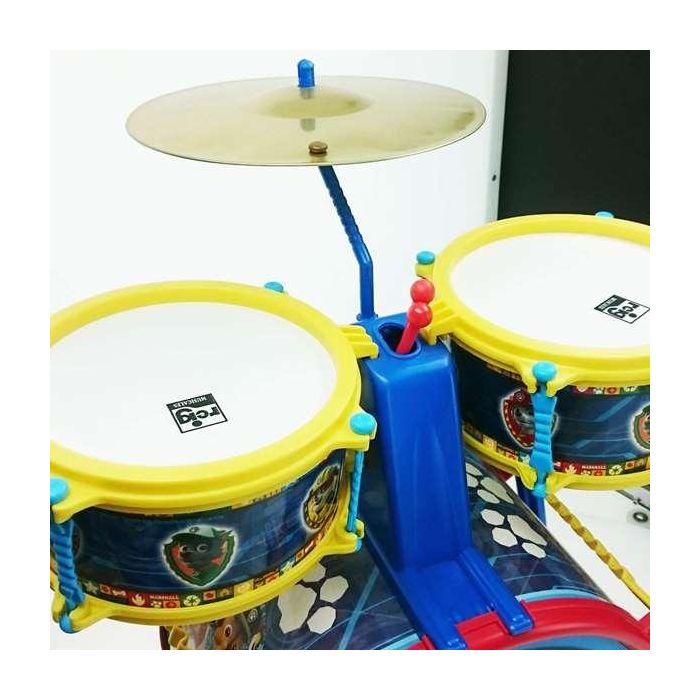 Bateria sencilla paw patrol con banqueta 55x36x38 cm 4 Bateria sencilla paw patrol con banqueta 55x36x38 cm 4