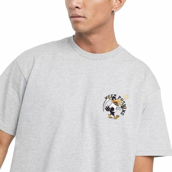 Camiseta de Manga Corta Hombre Snatch & Clash Gris L 1