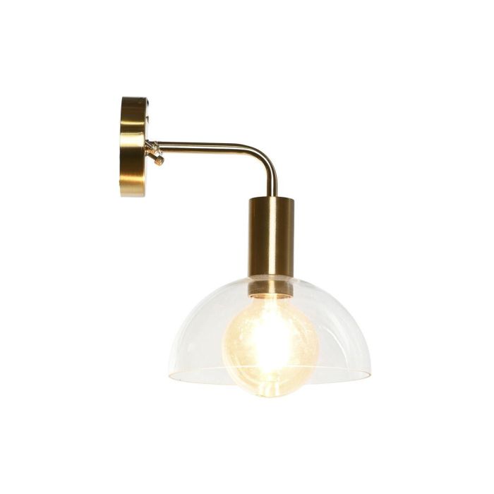Lámpara de Pared DKD Home Decor Dorado Metal Cristal 50 W Moderno 220 V 20 x 25 x 28 cm 0 Lámpara de Pared DKD Home Decor Dorado Metal Cristal 50 W Moderno 220 V 20 x 25 x 28 cm 0