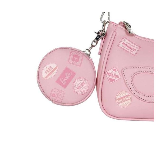 Karactermania Bolso Barbie Fancy 2.0 Travel Bolso de Hombro 8x21x5,5 cm Rosa PVC para Niñas 2 Karactermania Bolso Barbie Fancy 2.0 Travel Bolso de Hombro 8x21x5,5 cm Rosa PVC para Niñas 2