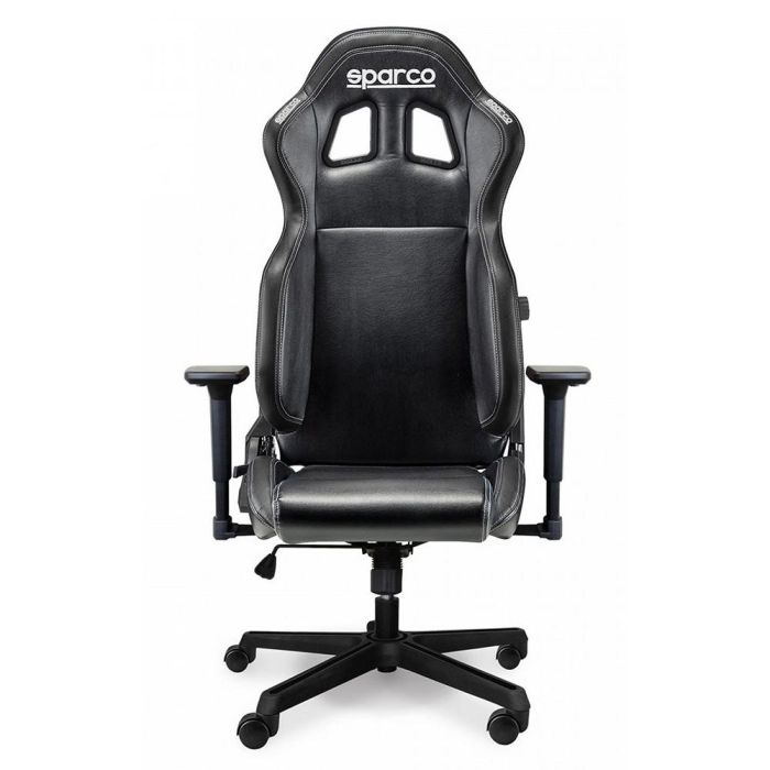 Sparco ICON Silla Gaming Oficina Ergonómica con Respaldo Lumbar Reclinable 150° y Reposabrazos 2D Negro S00998NRNR 1 Sparco ICON Silla Gaming Oficina Ergonómica con Respaldo Lumbar Reclinable 150° y Reposabrazos 2D Negro S00998NRNR 1