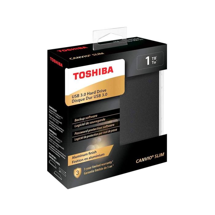 Disco Duro Externo Toshiba HDTD310EK3DA 1 TB 8