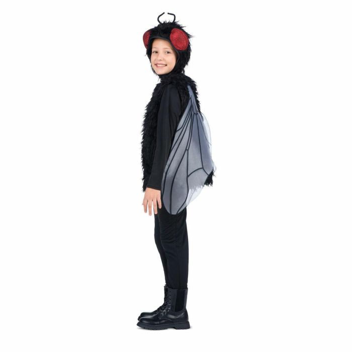 Disfraz mosca gorro y top con alas talla 10-12 y 4