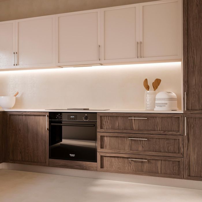 Emuca Lote de 5 tiradores para mueble Paiporta, L192mm, intereje 160mm, Zamak, Niquel Satinado 4 Emuca Lote de 5 tiradores para mueble Paiporta, L192mm, intereje 160mm, Zamak, Niquel Satinado 4