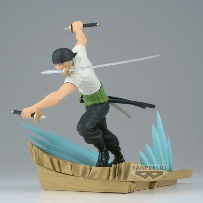 Banpresto One Piece Figura Senkozekkei Roronoa Zoro - PVC y ABS - BP89963P 1 Banpresto One Piece Figura Senkozekkei Roronoa Zoro - PVC y ABS - BP89963P 1