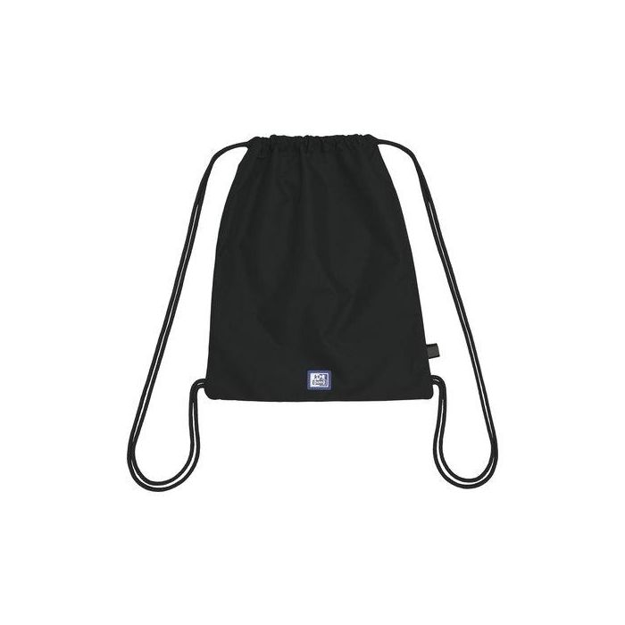 Oxford Saco B-COOL 1 Bolsillo Negro 6x330x420 mm Mochila RPET Resistente y Duradera con Tira Reflectante