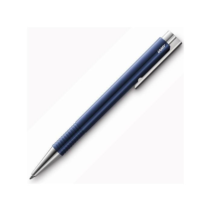 Lamy Bolígrafo Logo M+ Azul Punta B Plástico Brillante y Acero Pulido Lamy Bolígrafo Logo M+ Azul Punta B Plástico Brillante y Acero Pulido