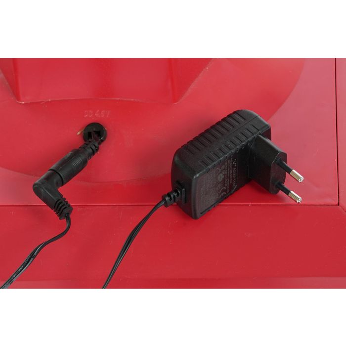 DKD Home Decor Farola Navidad Tradicional Rojo Blanco 30 x 180 x 30 cm con efecto nieve LED 9