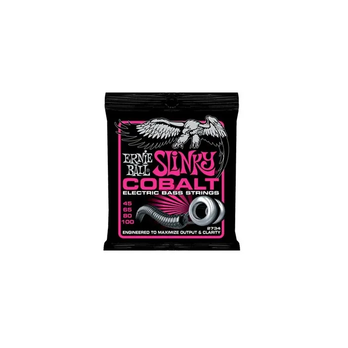 Ernieball Juego Cuerdas Bajo Eléctrico Slinky Cobalt Super 45-100 0