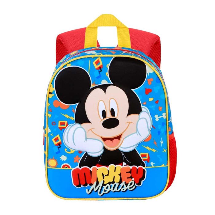 Mochila 3D Elite Glad Disney Mickey Mouse Azul 1