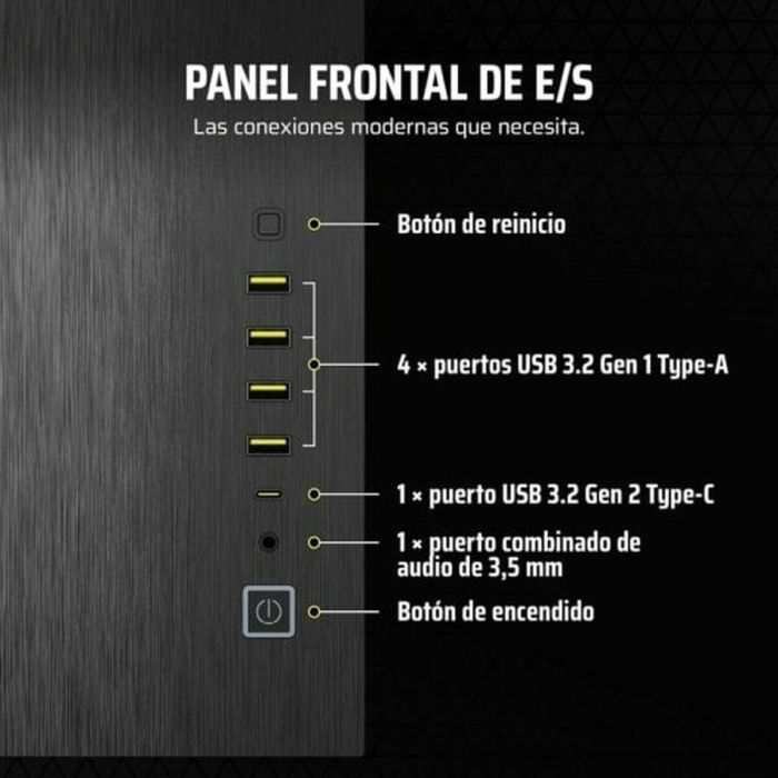 Caja Semitorre ATX Corsair 6500X Negro 22