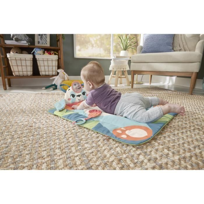 Fisher-Price HKD65 Alfombra de Juego Enrollable para Bebés con Diseño de Panda 5