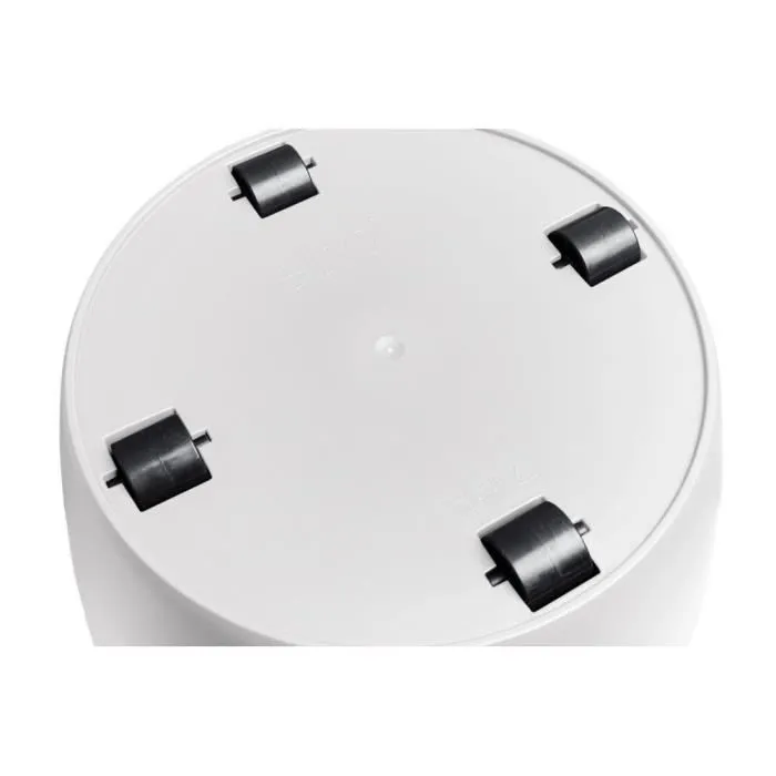 Elho Maceta redonda Bruselas Wheels 47 - Blanco - Ø 47 x H 44 cm - interior - 100% reciclado 4