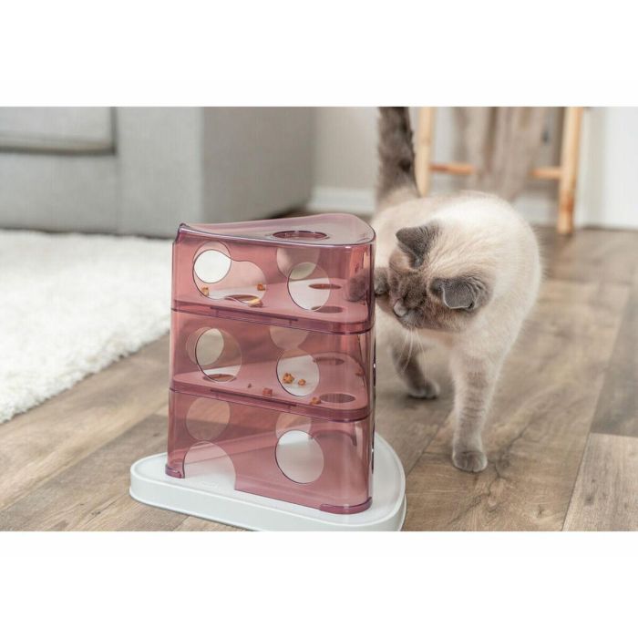 Juguete para gatos Trixie Cheese Tower Blanco Rosa Caucho Plástico 32 x 32 x 32 cm 2 Juguete para gatos Trixie Cheese Tower Blanco Rosa Caucho Plástico 32 x 32 x 32 cm 2