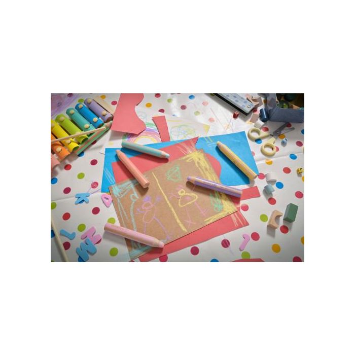 Stabilo 8806-3 STABILO woody 3 in 1 Lápices de Colores, Caja de 6 Piezas, Surtidos 6