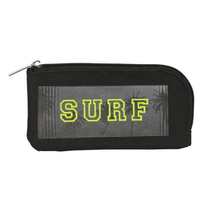 Estuche Escolar Safta Surf Negro (23 x 11 x 1 cm) Estuche Escolar Safta Surf Negro (23 x 11 x 1 cm)