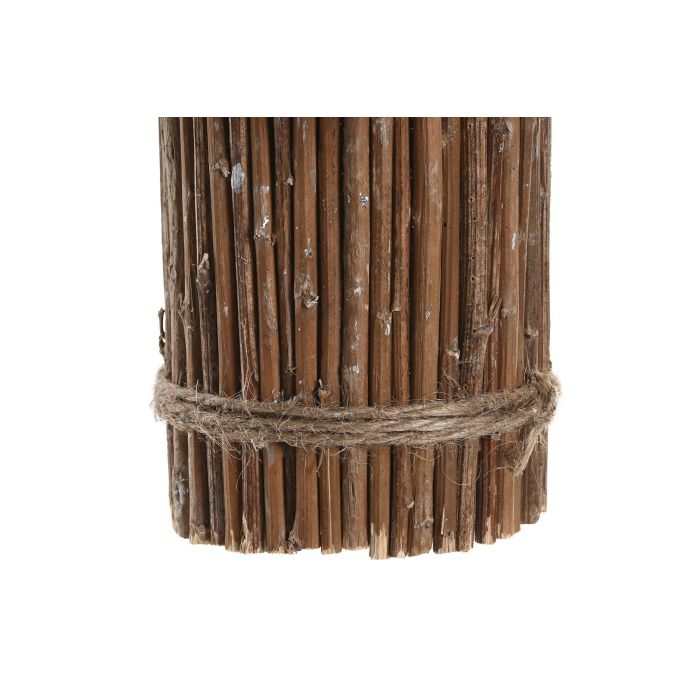 DKD Home Decor Centro de Mesa Navidad Moderna Dorado Marron Piña Natural 18 x 22 x 18 cm 2