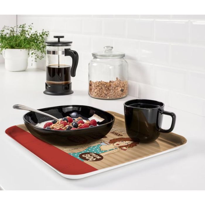 Bandeja Melamina 42x31 cm 3 Surtidos Retro La Mediterrané - Inde (9 Unidades) 2 Bandeja Melamina 42x31 cm 3 Surtidos Retro La Mediterrané - Inde (9 Unidades) 2