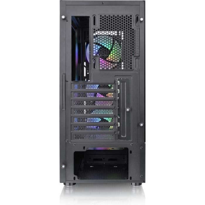 Caja de PC Mid Tower sin fuente de alimentación - THERMALTAKE View 200 TG ARGB (Negro) - ATX/Micro ATX - 3x120mm A-RGB - USB 3.0/2.0 - Vidrio templado 4