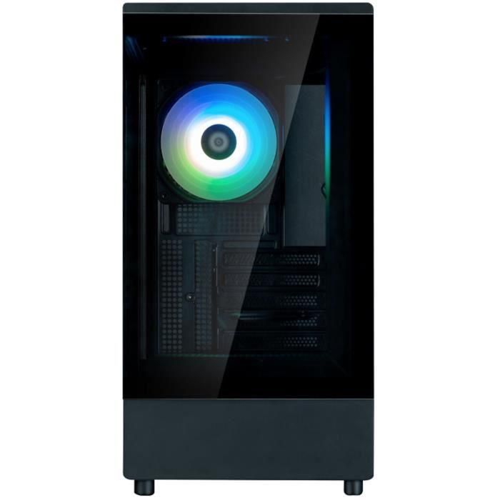 Caja de PC Mini Tower sin fuente de alimentación - ZALMAN P10 (Negro) - Micro ATX/Mini-ITX - 1x120mm A-RGB - USB-C/3.0/HD Audio - Vidrio templado 2 Caja de PC Mini Tower sin fuente de alimentación - ZALMAN P10 (Negro) - Micro ATX/Mini-ITX - 1x120mm A-RGB - USB-C/3.0/HD Audio - Vidrio templado 2
